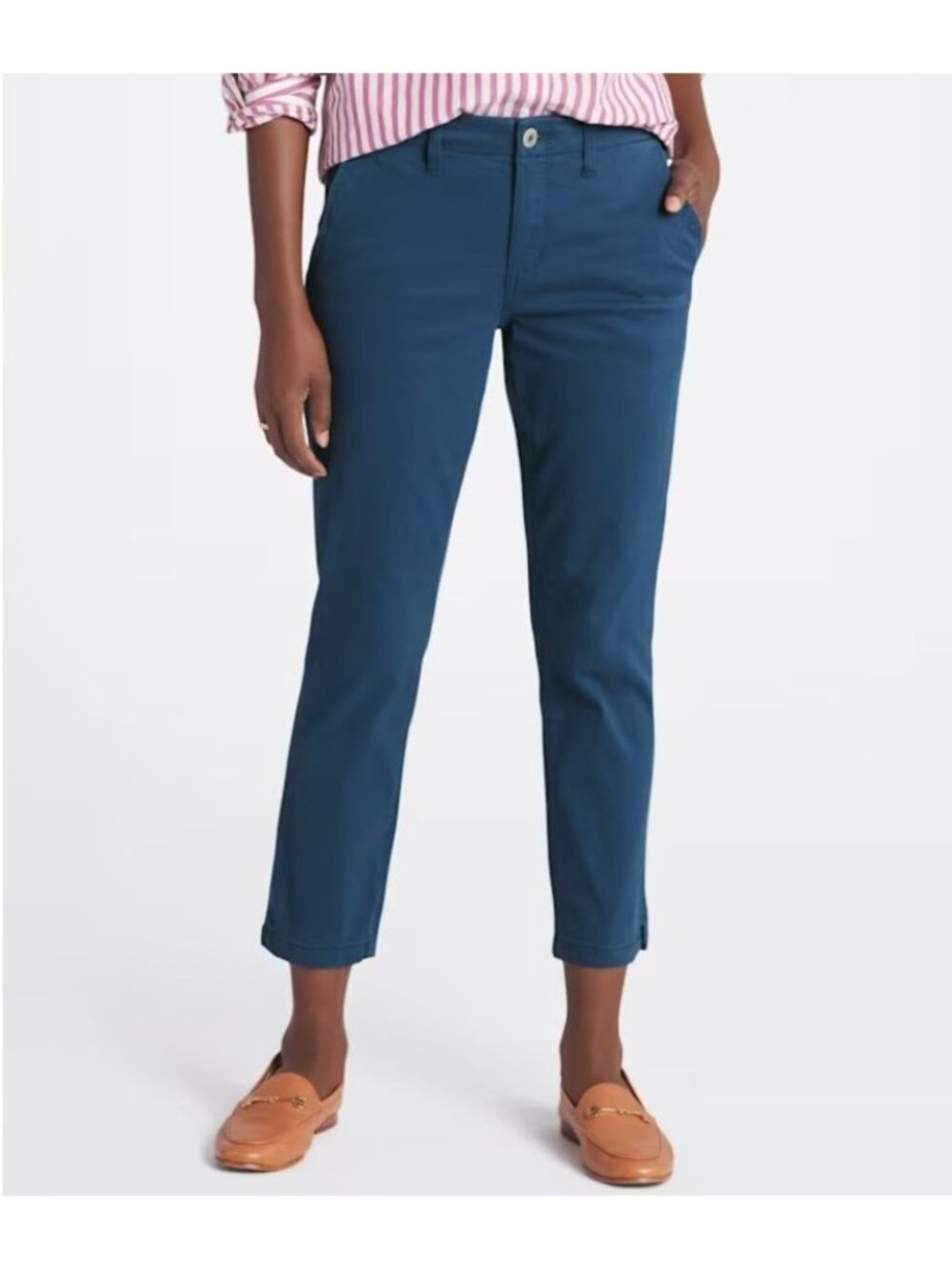 STS Blue Gigi Mid Rise Cropped Trouser Pants Womens 14 NEW Stitch Fix